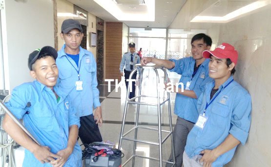 nhân viên đã hoàn thành và nghiệm thu công trình - TKT Maids