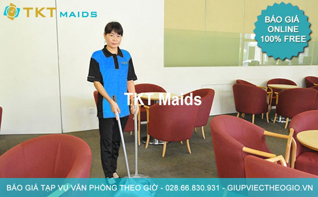 báo giá dịch vụ tạp vụ theo giờ tại TPHCM TKT Maids
