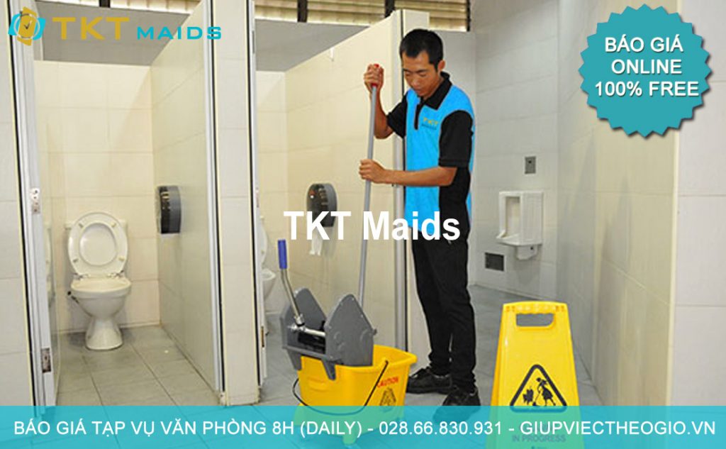 bảng giá tạp vụ văn phòng hàng ngày 8h (daily) TPHCM TKT Maids
