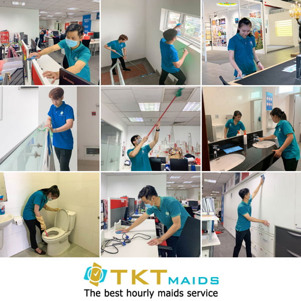 dịch vụ tạp vụ văn phòng công ty TKT Maids