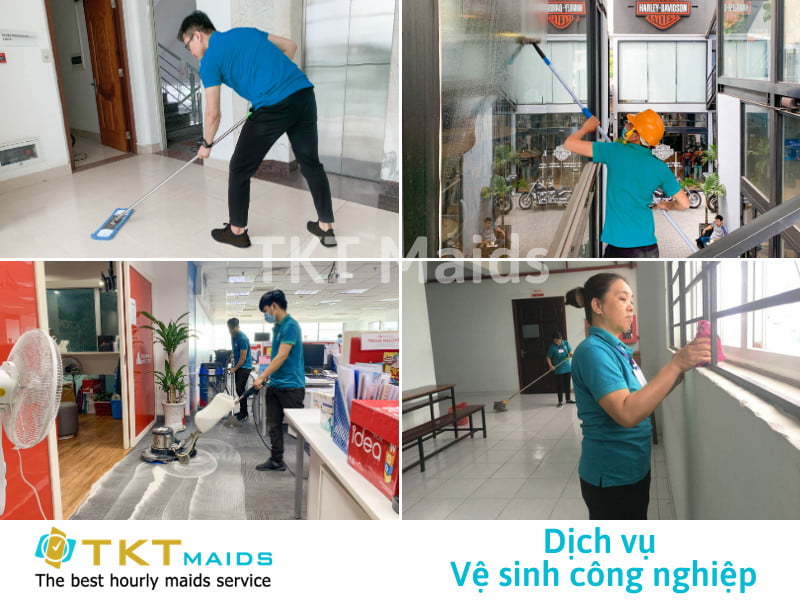 dịch vụ vệ sinh công nghiệp TKT Maids