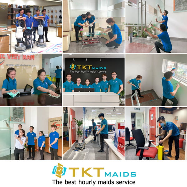 Dịch vụ vệ sinh công nghiệp TKT Maids