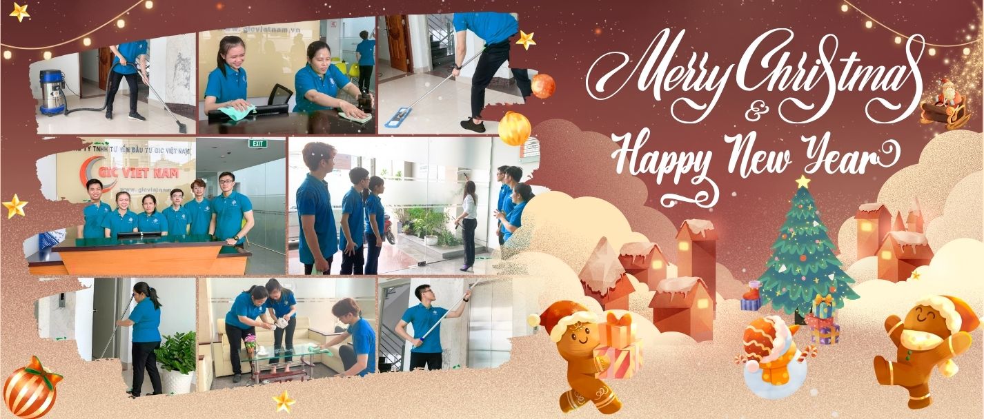 banner merry christmas and happy new year tkt maids