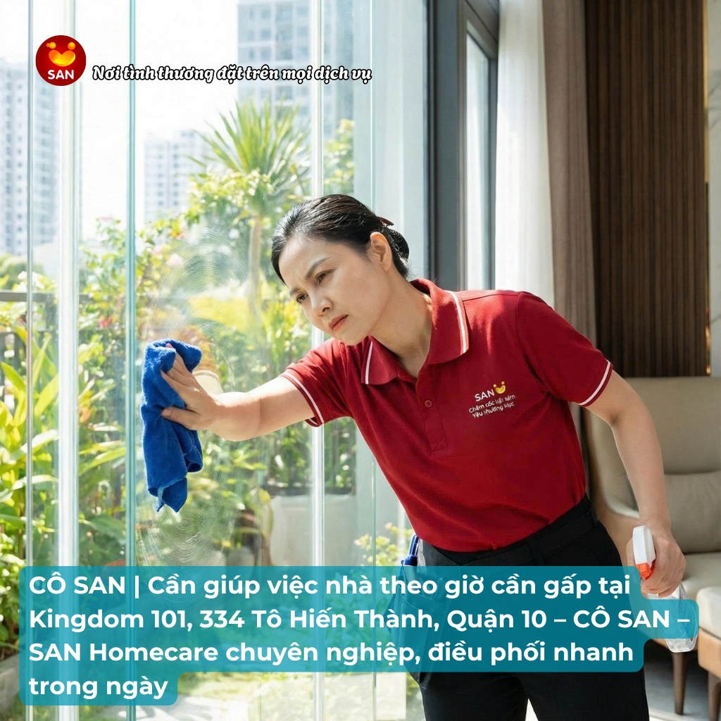 Giúp việc nhà theo giờ Kingdom 101