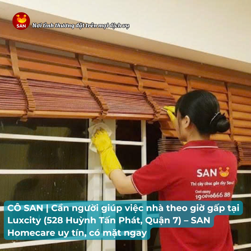 giúp việc nhà theo giờ