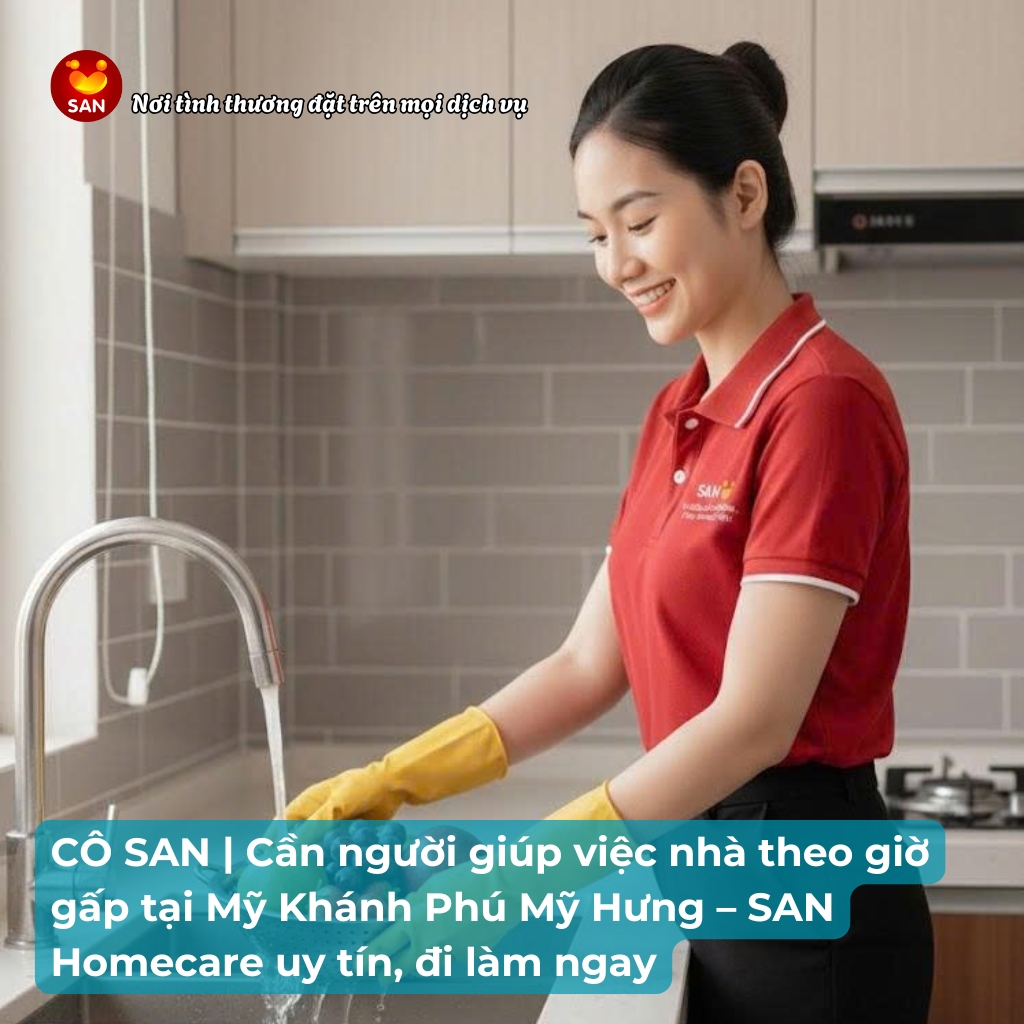 giúp việc nhà theo giờ