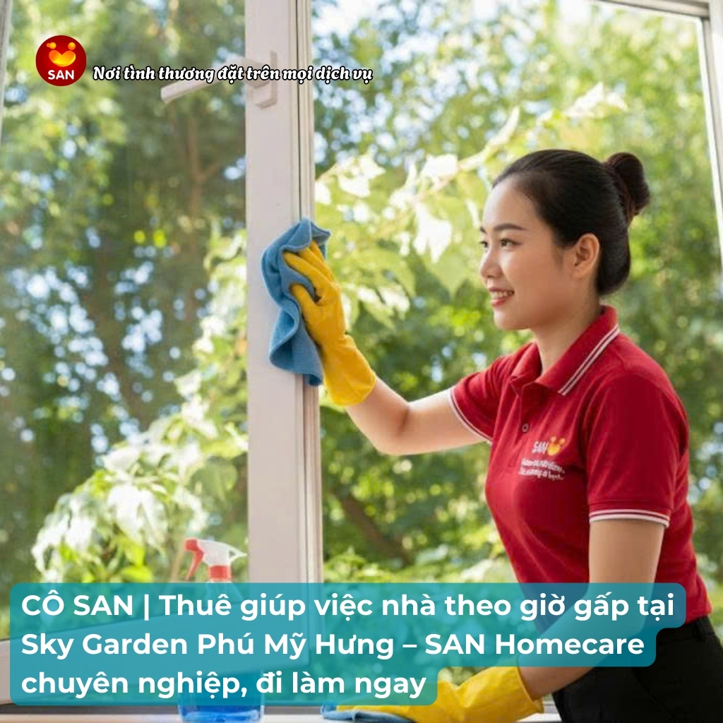 Giúp việc nhà theo giờ Phú Mỹ Hưng